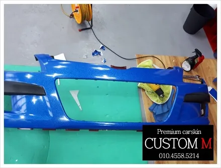 대구랩핑 대구카스킨 i30  전체 랩핑 보험처리 건(대구 커스텀엠 Custom M) / 대구 동구 용계동