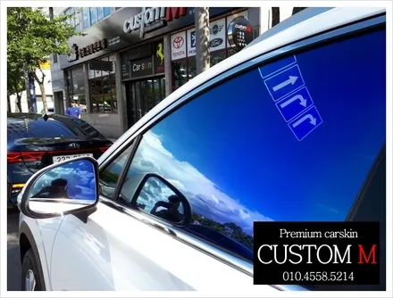 대구랩핑 대구카스킨 TM산타페 켈란CR 전체 풀썬팅 (대구 커스텀엠 Custom M) / 대구 동구 용계동