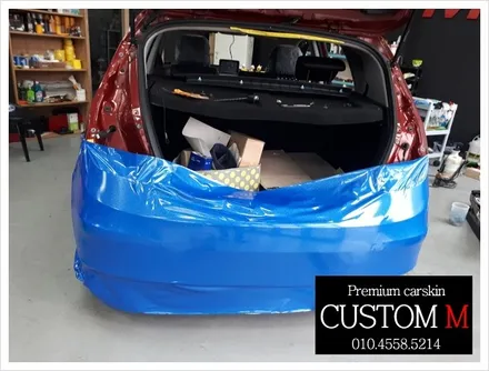 대구랩핑 대구카스킨 i30  전체 랩핑 보험처리 건(대구 커스텀엠 Custom M) / 대구 동구 용계동