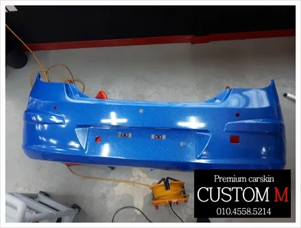 대구랩핑 대구카스킨 i30  전체 랩핑 보험처리 건(대구 커스텀엠 Custom M) / 대구 동구 용계동