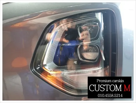 대구랩핑 대구카스킨 TM싼타페 생활보호패키지 PPF작업(대구 커스텀엠 Custom M) / 대구 동구 용계동