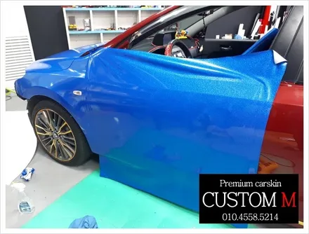 대구랩핑 대구카스킨 i30  전체 랩핑 보험처리 건(대구 커스텀엠 Custom M) / 대구 동구 용계동