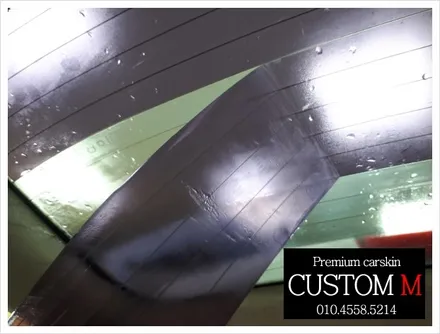 대구랩핑 대구카스킨 싼타페CM 측후면 썬팅 재시공건 (대구 커스텀엠 Custom M) / 대구 동구 용계동