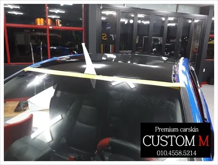대구랩핑 대구카스킨 i30  전체 랩핑 보험처리 건(대구 커스텀엠 Custom M) / 대구 동구 용계동