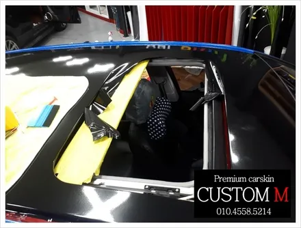 대구랩핑 대구카스킨 i30  전체 랩핑 보험처리 건(대구 커스텀엠 Custom M) / 대구 동구 용계동
