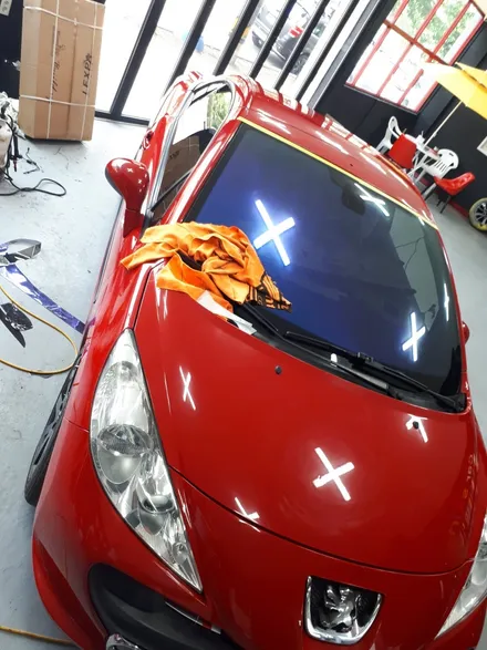 푸조307cc 컨버터블 루프스킨+켈란CR카멜레온썬팅(대구랩핑/대구썬팅-Custom M) / 대구 동구 용계동