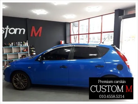 대구랩핑 대구카스킨 i30  전체 랩핑 보험처리 건(대구 커스텀엠 Custom M) / 대구 동구 용계동