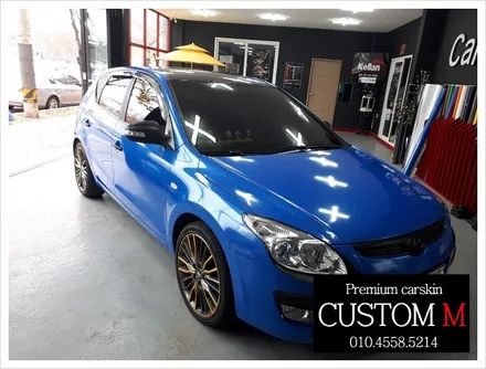 대구랩핑 대구카스킨 i30  전체 랩핑 보험처리 건(대구 커스텀엠 Custom M) / 대구 동구 용계동