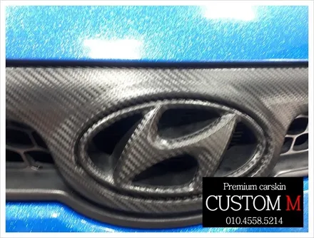 대구랩핑 대구카스킨 i30  전체 랩핑 보험처리 건(대구 커스텀엠 Custom M) / 대구 동구 용계동