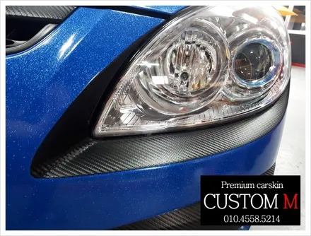 대구랩핑 대구카스킨 i30  전체 랩핑 보험처리 건(대구 커스텀엠 Custom M) / 대구 동구 용계동