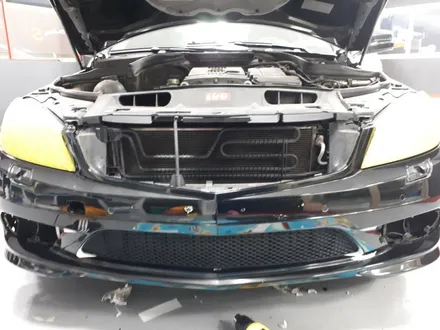 벤츠-C63AMG 앞뒤범퍼 랩핑(대구랩핑-Custom M) / 대구 동구 용계동