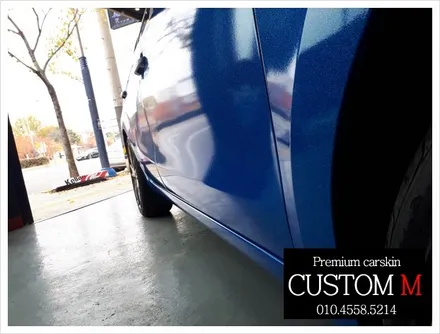 대구랩핑 대구카스킨 i30  전체 랩핑 보험처리 건(대구 커스텀엠 Custom M) / 대구 동구 용계동