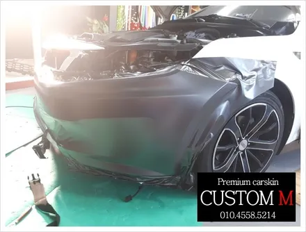 대구랩핑 대구카스킨 K5하이브리드차량 랩핑 보험처리건입니다.(대구 커스텀엠 Custom M) / 대구 동구 용계동