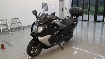 BMW_C650GT[부분랩핑]아픈곳은 메디* 내 바이크는 랩핑![3M 2080 유광블랙] / 세종 장군면
