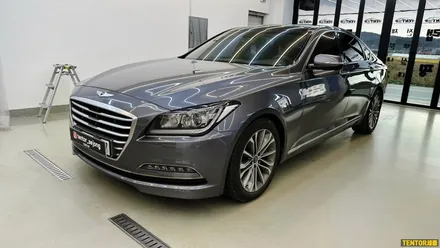 제네시스G80(dh)[실내랩핑][3m 블랙 브러쉬]세종랩핑/대전랩핑/청주랩핑/천안랩핑/공주랩핑 / 세종 장군면