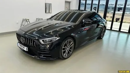 벤츠_CLS53[고광택전체랩핑][비닐프로그 Metal Black]세종랩핑/대전랩핑/청주랩핑/천안랩핑/공주랩핑/논산랩핑/고광택전체랩핑 / 세종 장군면