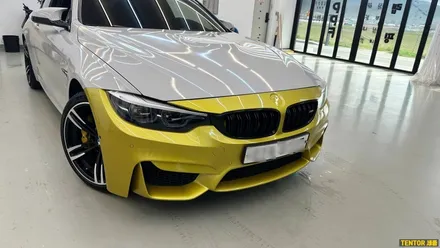 BMW_M4[프런트범퍼 랩핑][3M 2080 스톰 그레이]세종랩핑/대전랩핑/청주랩핑/천안랩핑/공주랩핑/논산랩핑 / 세종 장군면