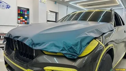 BMW_X6[전체랩핑][비닐프로그 paolo veronese green]세종랩핑/대전랩핑/청주랩핑/천안랩핑/공주랩핑/논산랩핑/고광택전체랩핑 / 세종 장군면