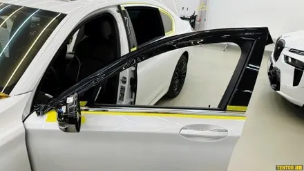 BMW_740Li[전체크롬딜리트][3M 2080 유광블랙]세종랩핑/대전랩핑/청주랩핑/천안랩핑/공주랩핑 / 세종 장군면