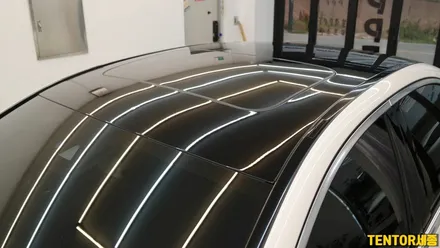 벤츠_E300[블랙PPF루프스킨][클리프디자인, 3m유광블랙]세종PPF/대전PPF/청주PPF/천안PPF/공주PPF/논산PPF / 세종 장군면