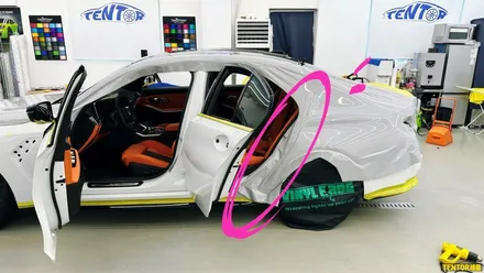 BMW_m3[전체랩핑][비닐프로그 Vinyl Frog 브라이트 그레이]세종랩핑/대전고광택랩핑/청주랩핑/천안랩핑/공주랩핑/논산랩핑/고광택전체랩핑 / 세종 장군면