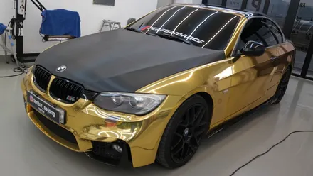 BMW_320d컨버터블[부분랩핑]골드크롬?! 이런거 사기치지 말고 장사합시다 / 세종 장군면