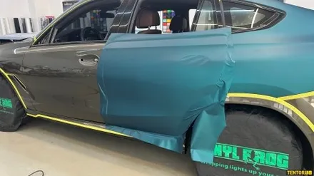 BMW_X6[전체랩핑][비닐프로그 paolo veronese green]세종랩핑/대전랩핑/청주랩핑/천안랩핑/공주랩핑/논산랩핑/고광택전체랩핑 / 세종 장군면