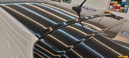 푸조_e-208[루프스킨][3M 2080 유광블랙]세종랩핑/대전랩핑/청주랩핑/천안랩핑/공주랩핑/논산랩핑 / 세종 장군면