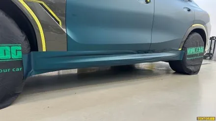 BMW_X6[전체랩핑][비닐프로그 paolo veronese green]세종랩핑/대전랩핑/청주랩핑/천안랩핑/공주랩핑/논산랩핑/고광택전체랩핑 / 세종 장군면
