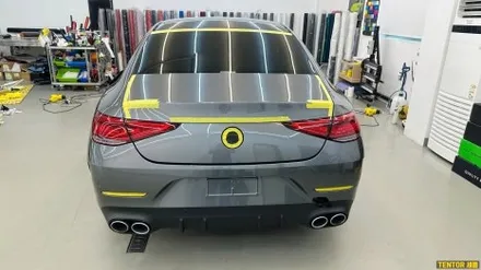 벤츠_CLS53[고광택전체랩핑][비닐프로그 Metal Black]세종랩핑/대전랩핑/청주랩핑/천안랩핑/공주랩핑/논산랩핑/고광택전체랩핑 / 세종 장군면