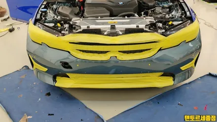 BMW_330e[전체랩핑]주변 지인들도 도색한줄 아는 그 필름!!!텍랩!!! / 세종 장군면