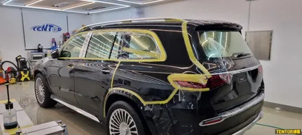 벤츠_GLS600[마이바흐듀오랩핑, 전체PPF][Stek Dyno Shield][비닐프로그 메탈실버]세종PPF/대전PPF전문점/청주PPF잘하는곳/천안PPF/공주PPF/논산PPF / 세종 장군면