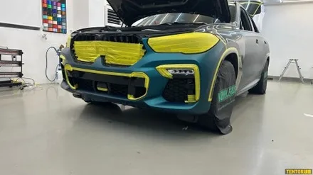 BMW_X6[전체랩핑][비닐프로그 paolo veronese green]세종랩핑/대전랩핑/청주랩핑/천안랩핑/공주랩핑/논산랩핑/고광택전체랩핑 / 세종 장군면