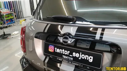 MINI_Countryman[멜빵랩핑]기성품필름과 비교 안되는 퀄리티 / 세종 장군면