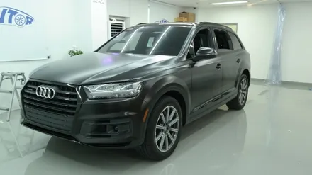 아우디(Audi)_Q7[전체랩핑, 크롬죽이기]플렉스 리얼 흑간지~[에이버리 사틴블랙] / 세종 장군면