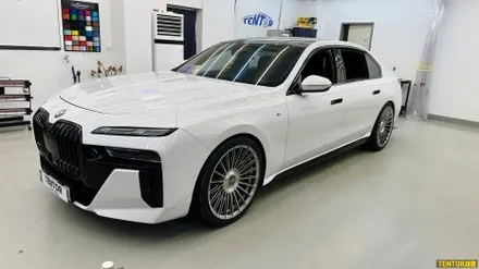 BMW_i7[전체크롬딜리트][3M 2080 유광블랙]세종랩핑/대전랩핑/청주랩핑/천안랩핑/공주랩핑/논산랩핑 / 세종 장군면