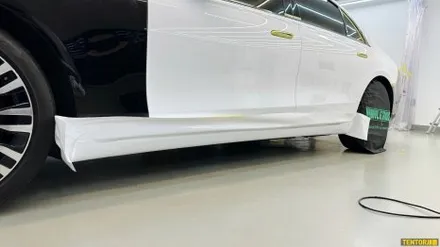 벤츠_S580[전체랩핑][비닐프로그 Vinyl Frog 크리스탈 화이트]세종자동차랩핑/대전자동차랩핑/청주자동차랩핑/천안자동차랩핑/공주자동차랩핑/논산자동차랩핑/고광택전체랩핑 / 세종 장군면