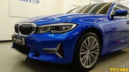 BMW_330e[전체랩핑]주변 지인들도 도색한줄 아는 그 필름!!!텍랩!!! / 세종 장군면