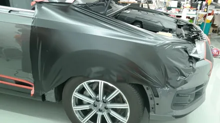 아우디(Audi)_Q7[전체랩핑, 크롬죽이기]플렉스 리얼 흑간지~[에이버리 사틴블랙] / 세종 장군면