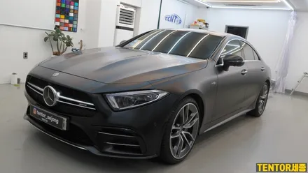 벤츠_CLS53[무광전체PPF]사틴블랙전체랩핑?! NO No[Stek Dyno Shield Matte]세종PPF/대전PPF/청주PPF잘하는곳/천안PPF전문점/공주PPF/논산PPF / 세종 장군면