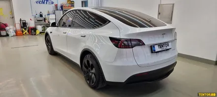 테슬라_모델Y[전체랩핑][비닐프로그 Vinyl Frog 라즈베리 레드]세종랩핑/대전랩핑/청주랩핑/천안랩핑/공주랩핑/논산랩핑/고광택전체랩핑 / 세종 장군면