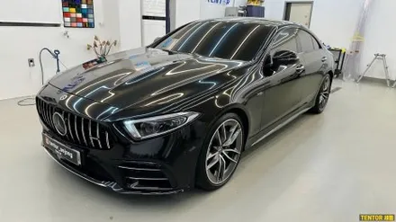 벤츠_CLS53[고광택전체랩핑][비닐프로그 Metal Black]세종랩핑/대전랩핑/청주랩핑/천안랩핑/공주랩핑/논산랩핑/고광택전체랩핑 / 세종 장군면