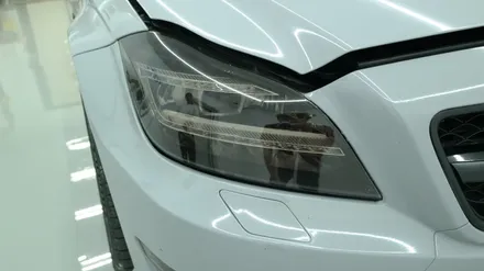 벤츠_CLS63 AMG[라이트필름]나만의 컬러렌즈로 센스있게~[퍼플 그레이][텐토르세종점] / 세종 장군면