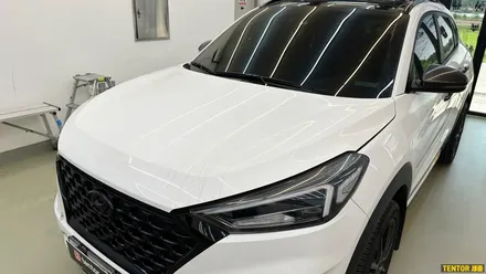 현대_투싼[보닛 포드지카본 랩핑][Forged Carbon 비닐프로그]세종자동차랩핑/대전자동차랩핑/청주자동차랩핑/천안자동차랩핑/공주자동차랩핑/논산자동차랩핑/고광택전체랩핑 / 세종 장군면