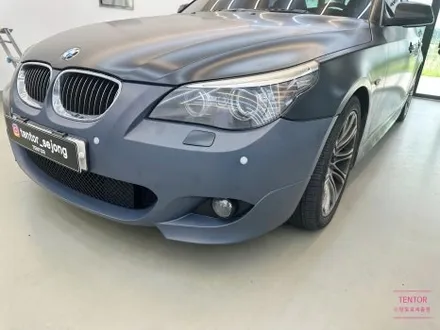 BMW_528i[사고 범퍼랩핑][3m 사틴블랙]세종랩핑/대전랩핑/청주랩핑/천안랩핑/공주랩핑/논산랩핑 / 세종 장군면