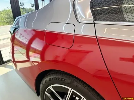 BMW_740i(i7)[듀오톤랩핑][에이버리 유광 버건디]]세종랩핑/대전랩핑/청주랩핑/천안랩핑/공주랩핑/7시리즈투톤랩핑 / 세종 장군면