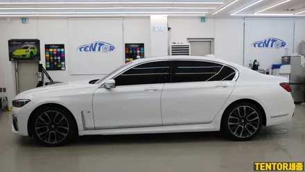 BMW_740Li[전체랩핑]세종자동차랩핑맛집은 요기요기~[에이버리 다이아몬드화이트]세종랩핑/대전랩핑/청주랩핑/천안랩핑/공주랩핑 / 세종 장군면