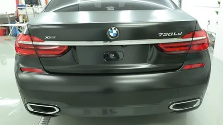 BMW_7시리즈~730LD[전체랩핑]자꾸만 눈길이 가는 나의 흑간지[에이버리 사틴블랙]세종랩핑/대전랩핑/청주랩핑/천안랩핑 / 세종 장군면