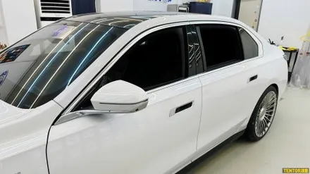 BMW_i7[전체크롬딜리트][3M 2080 유광블랙]세종랩핑/대전랩핑/청주랩핑/천안랩핑/공주랩핑/논산랩핑 / 세종 장군면