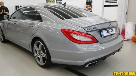 벤츠_CLS63AMG[전체랩핑][3M 1080 애쉬 그레이]세종랩핑/대전랩핑/청주랩핑/천안랩핑/공주랩핑/논산랩핑 / 세종 장군면